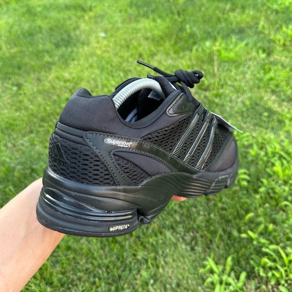 Running shoes Adidas Supernova Cushion 7 Black Carbon Men's 12 size brand new - Picture 4 of 8